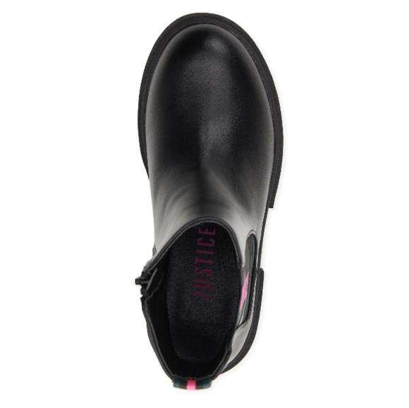 Girls Justice Chelsea Lug Bottom Boot - Picture 4 of 13